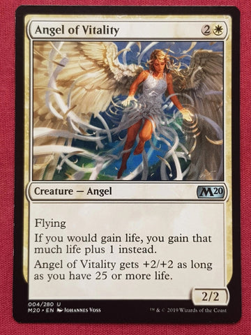 "Angel Of Vitality" x4 - Magic The Gathering Card - M20 - 4-Card Playset