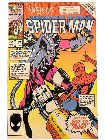 Web Of Spider-Man #17 - Marvel Comics - 1986