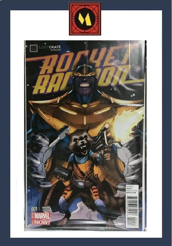 Rocket Racoon #1 - Marvel Comics - 2014 - Loot Crate Variant Cover