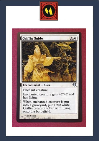"Griffin Guide" - Magic The Gathering Card - Knights vs Dragons