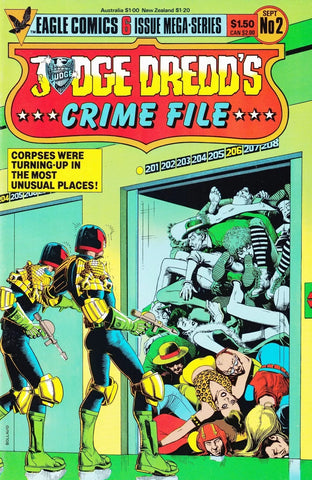 Judge Dredd's Crime File #2 & #3 - Quality Comics - 1985