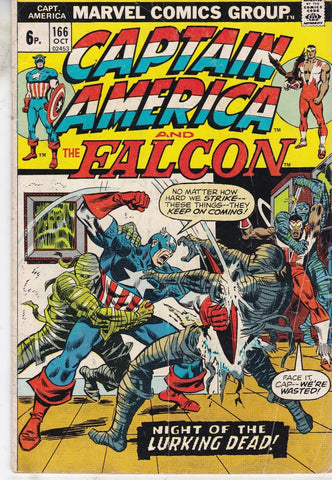 Captain America #166 - Marvel Comics - 1973