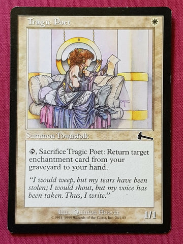 "Tragic Poet" - Magic The Gathering Card - Urza's Legacy