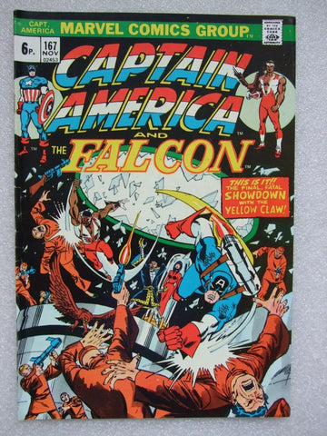Captain America #167 - Marvel Comics - 1973