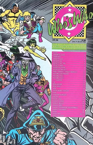 Who's Who #11 - DC Comics - 1986