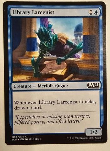 "Library Larcenist" - Magic The Gathering Card - M21