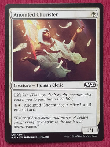 "Anointed Chorister" - Magic The Gathering Card - M21