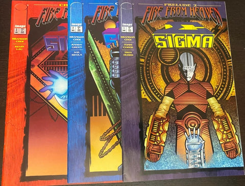Sigma: Fire From Heaven #1 2 3 (Set) - Image Comics - 1996