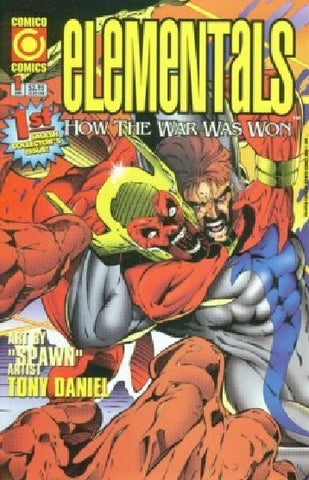 Elementals: How The War Was Won #1 - Comico - 1996 - Virgin Variant Cover