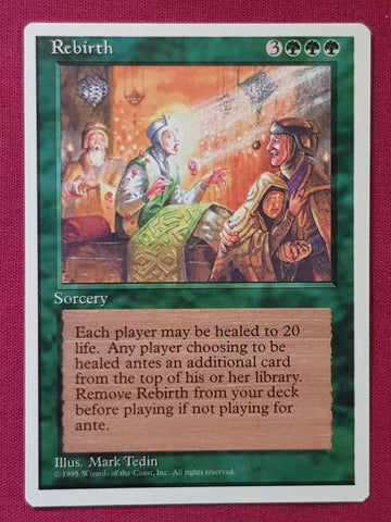 "Rebirth" x4 - Magic The Gathering Card - 4th Edition - 4-Card Playset