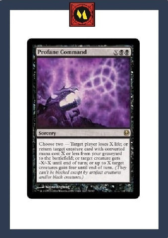 "Profane Command" - Magic The Gathering Card - Duel Decks