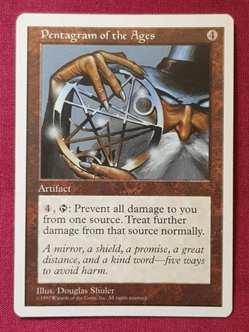 "Pentagram of The Ages" - Magic The Gathering Card - 5th Edition