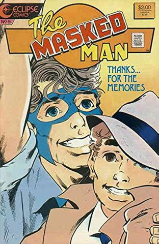 The Masked Man #9 - Eclipse Comics - 1986