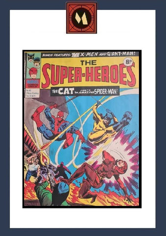 The Super-Heroes #40 - Marvel Comics / British - 1975