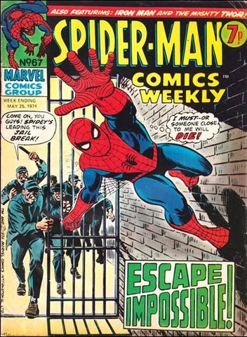 Spider-Man Comics Weekly #67 - Marvel Comics - 1974