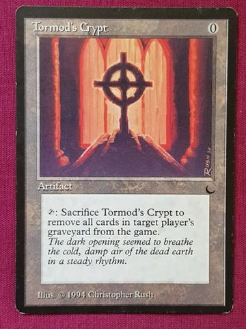 "Tormod's Crypt" - Magic The Gathering Card - The Dark