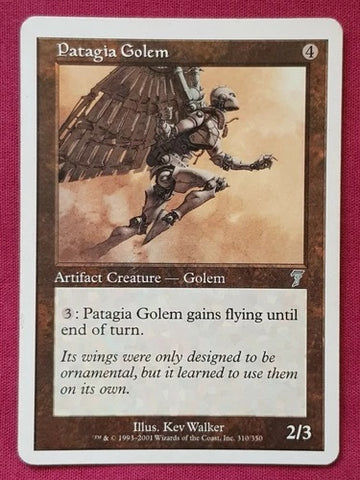 "Patagia Golem" - Magic The Gathering Card - 7th Edition
