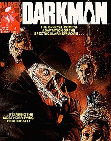 Darkman #1 Official Movie Adaptation - Marvel Magazines - 1990