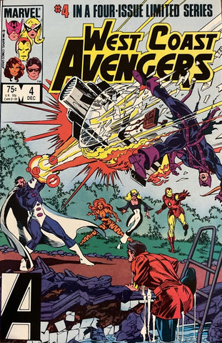 West Coast Avengers #4 - Marvel Comics - 1984