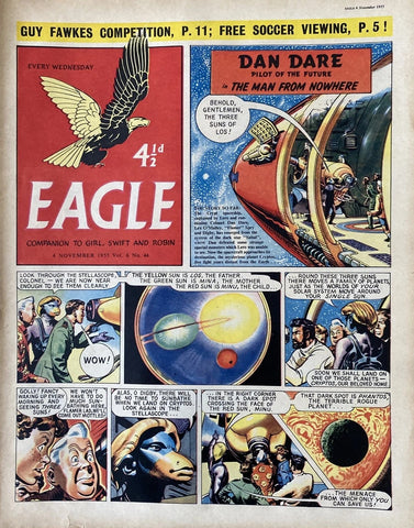Eagle Comics Vol.6 Nos 44 to 52 (Run of 9x Comics) - British - 1955