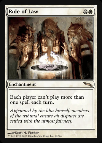 "Rule Of Law" - Magic The Gathering Card - Mirrodin