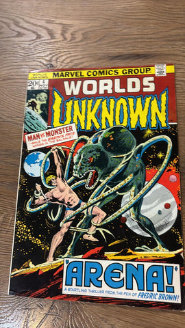 Worlds Unknown #4 - Marvel Comics - 1973