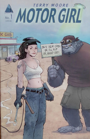 Motor Girl #1 2 3 4 (4x Comics RUN) - Abstract Studios - 2017