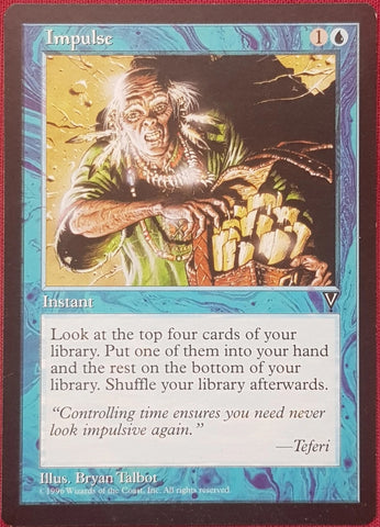 "Impulse" - Magic The Gathering Card - Visions