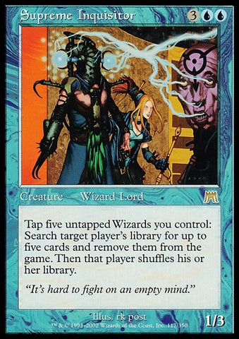 "Supreme Inquisitor" - Magic The Gathering - Onslaught