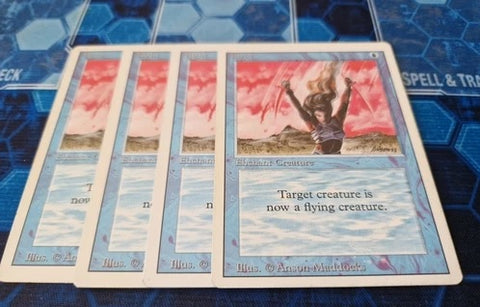 "Flight" x4 -  Magic The Gathering - Revised - 4-Card Playset