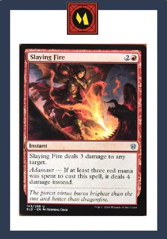 "Slaying Fire" - Magic The Gathering Card - ELD