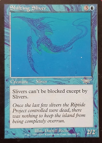 "Shifting Sliver" - Magic The Gathering Card - Legions