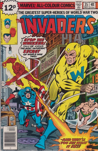 Invaders #35 - Marvel Comics - 1978
