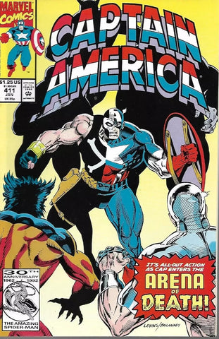 Captain America #411 - Marvel Comics - 1992