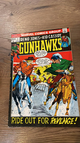 The Gunhawks #2 - Marvel Comics - 1972
