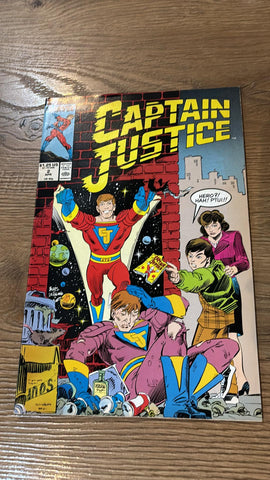 Captain Justice #2 - Marvel Comics - 1988