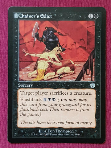 "Chainer's Edict" - Magic The Gathering Card - Torment