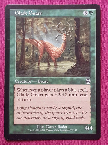 "Glade Gnarr" - Magic The Gathering Card - Apocalypse