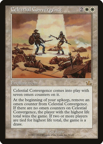 "Celestial Convergence" - Magic The Gathering Card - Prophecy