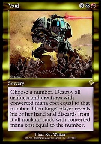 "Void" - Magic The Gathering Card - Invasion