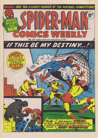 Spider-Man Comics Weekly #25 - Marvel Comics / British - 1973