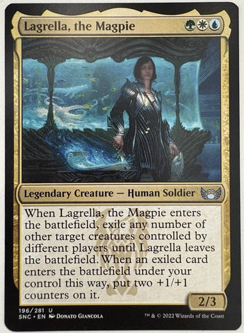 "Lagrella, The Magpie" - Magic The Gathering Card - Streets of New Capenna