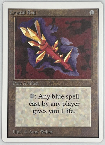 "Crystal Rod" - Magic The Gathering - Unlimited