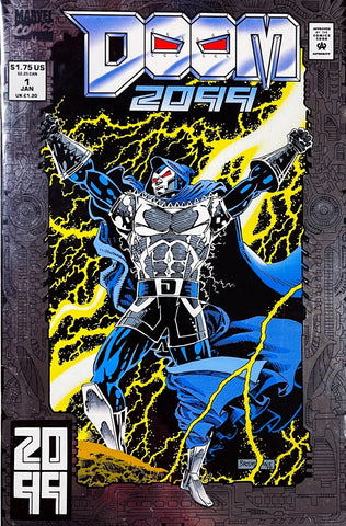 Doom 2099 A.D. #1 - Marvel Comics - 1993 - Silver Foil Cover