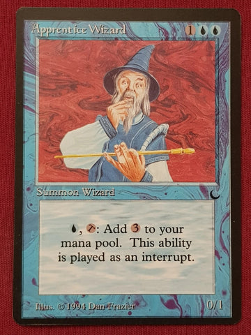 "Apprentice Wizard" - Magic The Gathering - The Dark