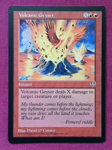 "Volcanic Geyser" - Magic The Gathering Card - Mirage