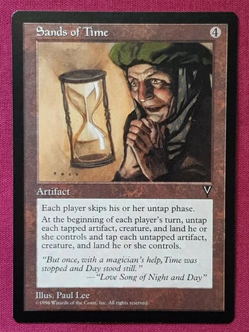 "Sands Of Time" - Magic The Gathering Card - Visions