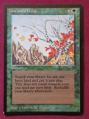 "Untamed Wilds" - Magic The Gathering Card - Legends