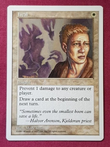 "Heal" x4 - Magic The Gathering Card - 5th Edition - 4-Card Playset