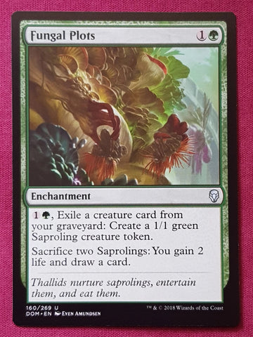 "Fungal Plots" - Magic The Gathering Card - Dominaria